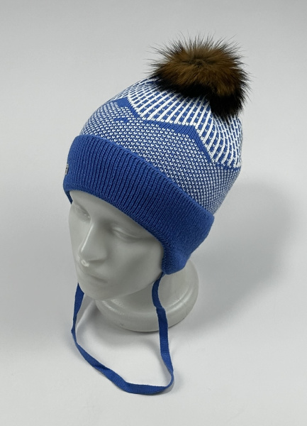 Шапка малютка арт.1065 (синий)